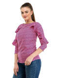 Women's Polyester Printed Top